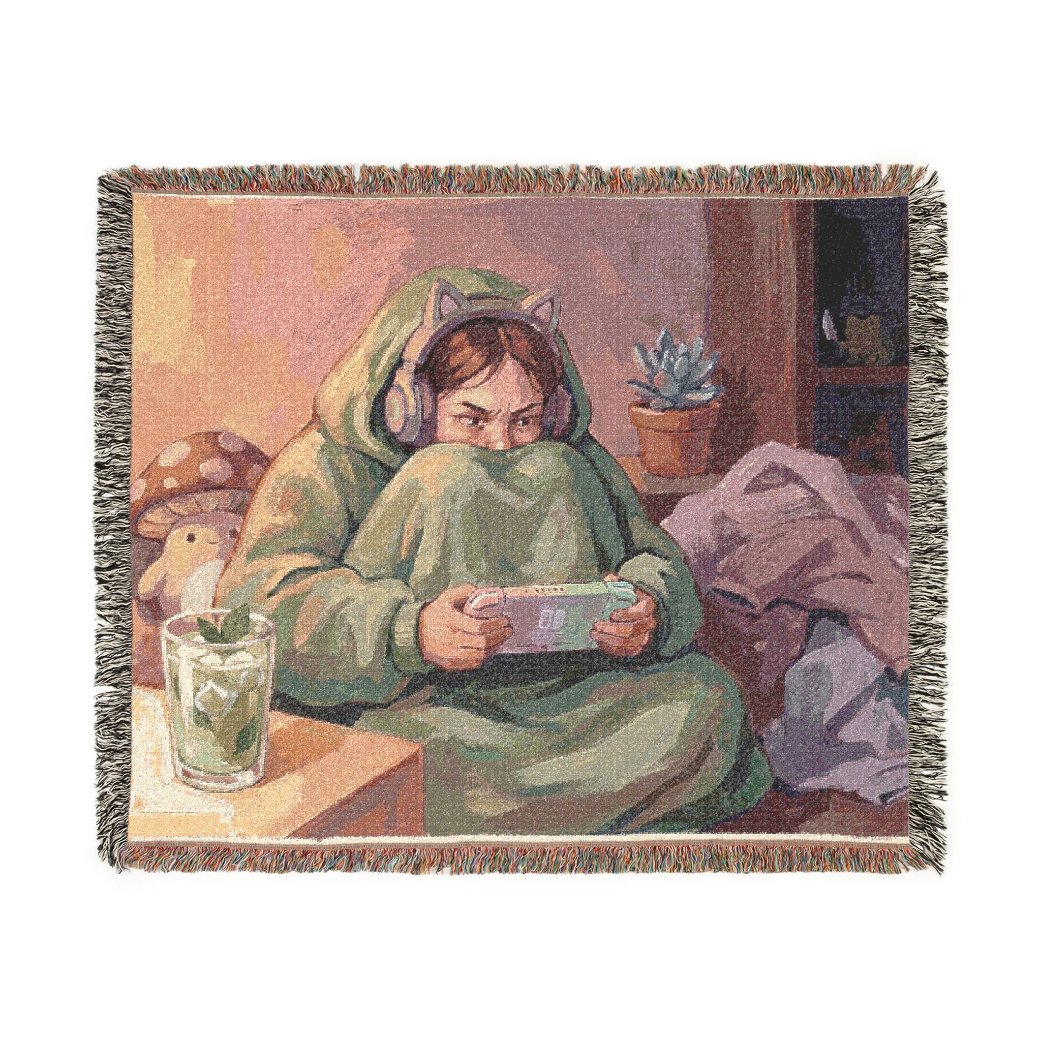 The Cozy Gamer - Woven Blanket