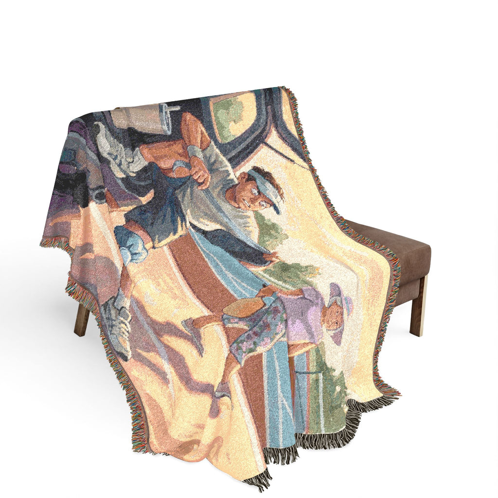 The Pickleball Obsessive - Woven Blanket