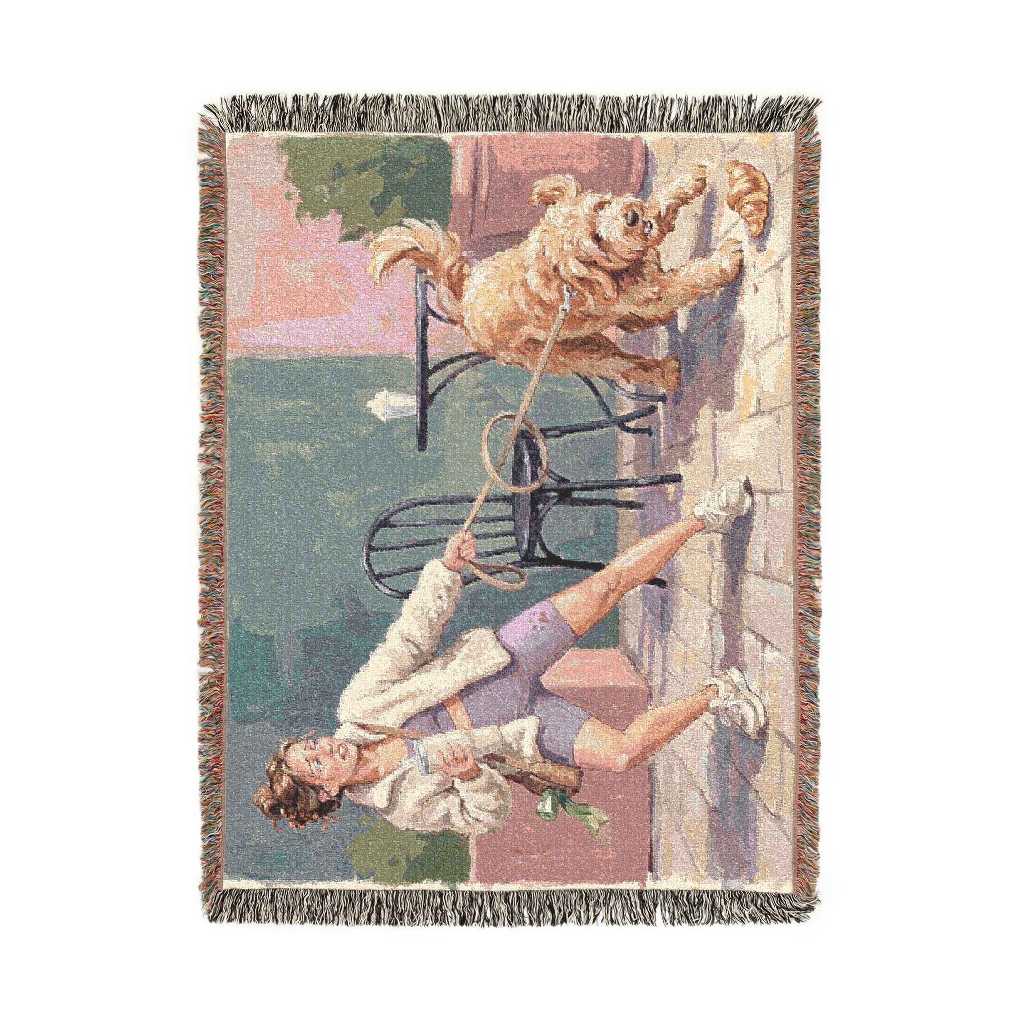 The Dog Mom - Woven Blanket