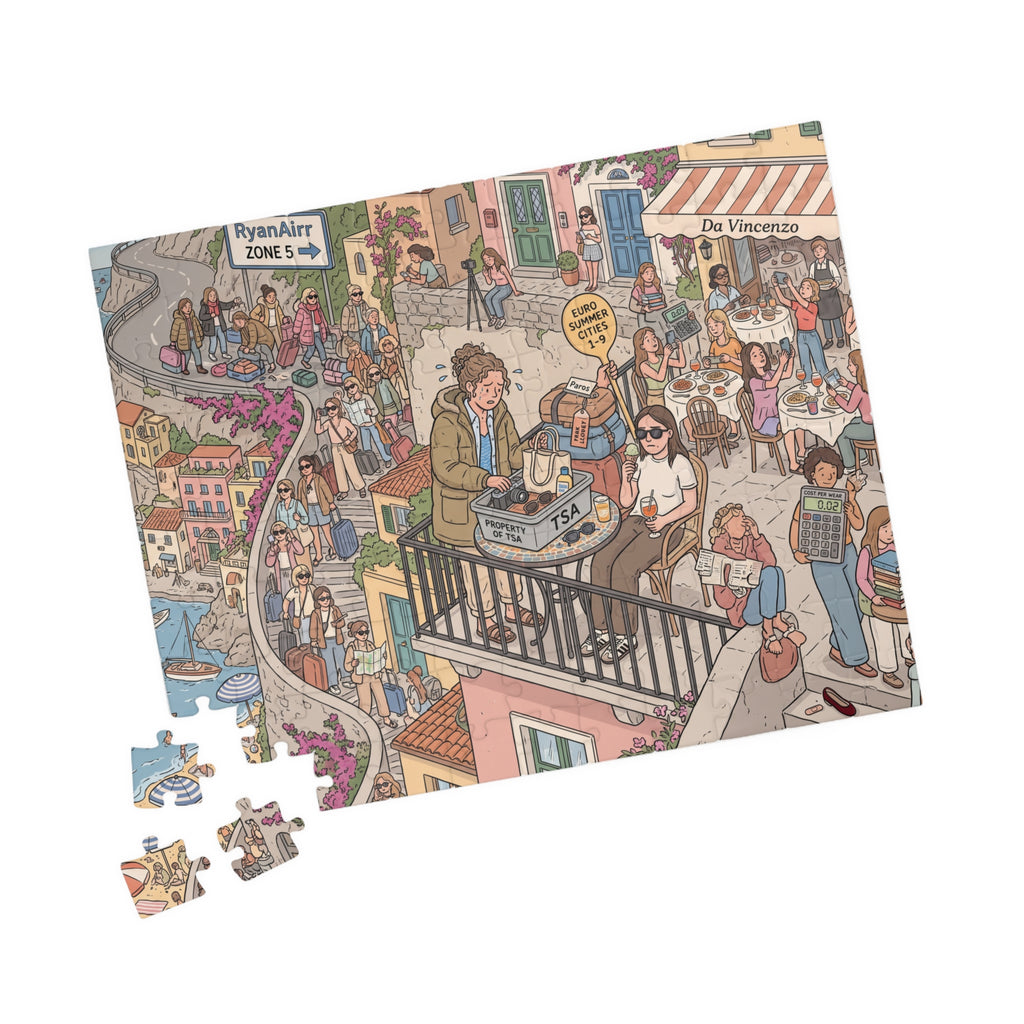 The Euro Summer Girlie - Jigsaw Puzzle