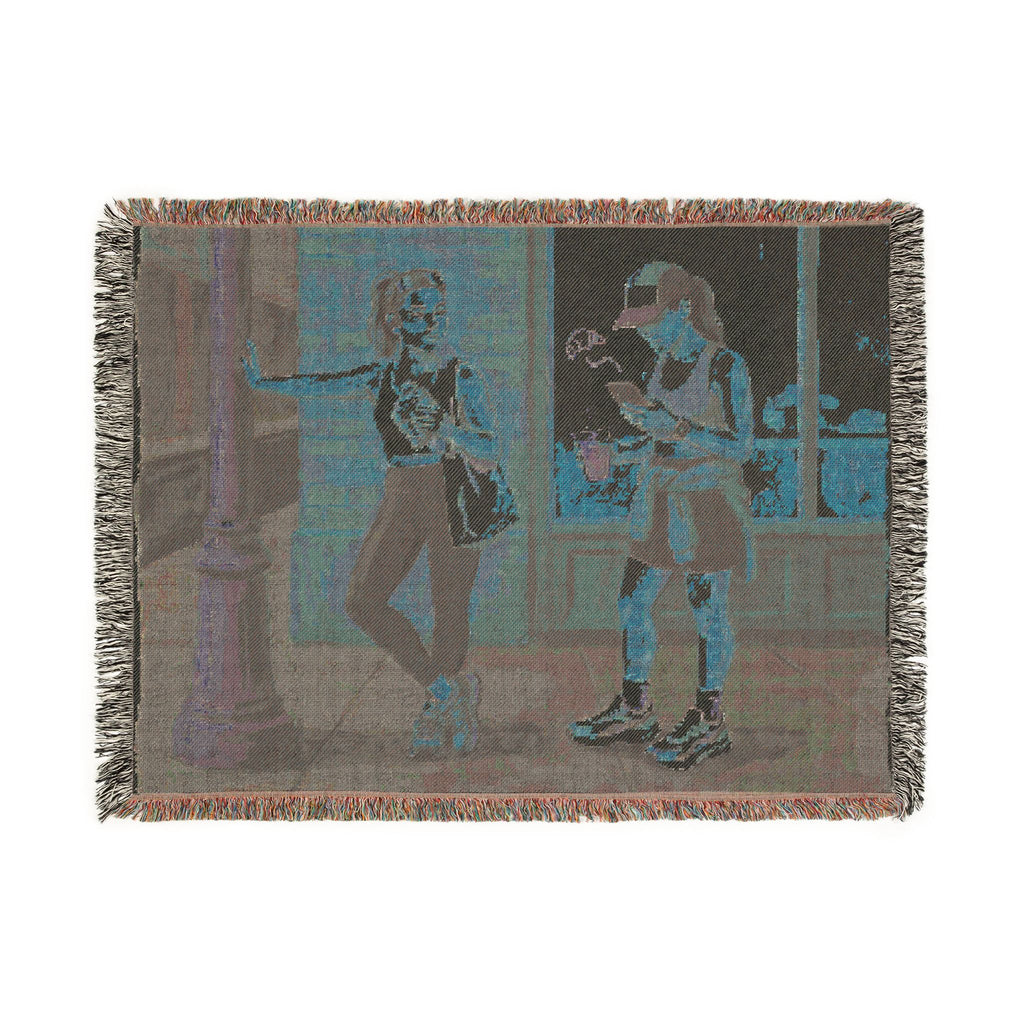 The Run Club Girl - Woven Blanket