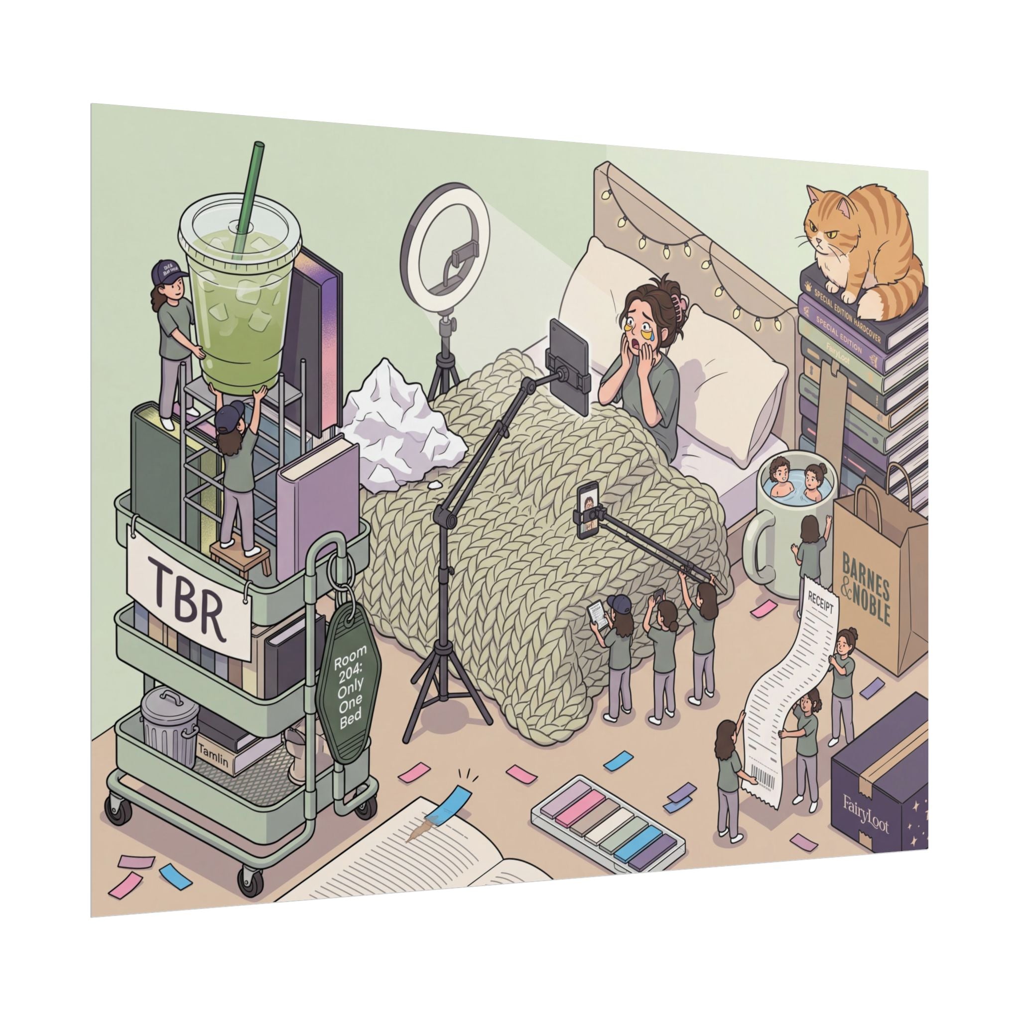 The BookTok Girlie - Poster