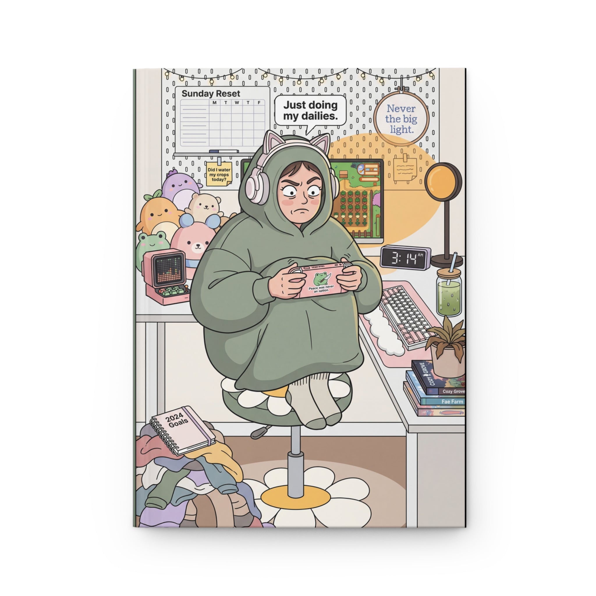 The Cozy Gamer - Hardcover Journal