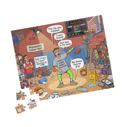 It's Not Me, The Basketball Rim Is Crooked - Jigsaw Puzzle