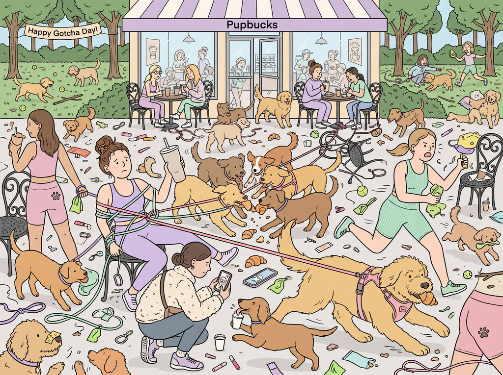 Full design artwork - The Dog Mom - Wall Tapestry