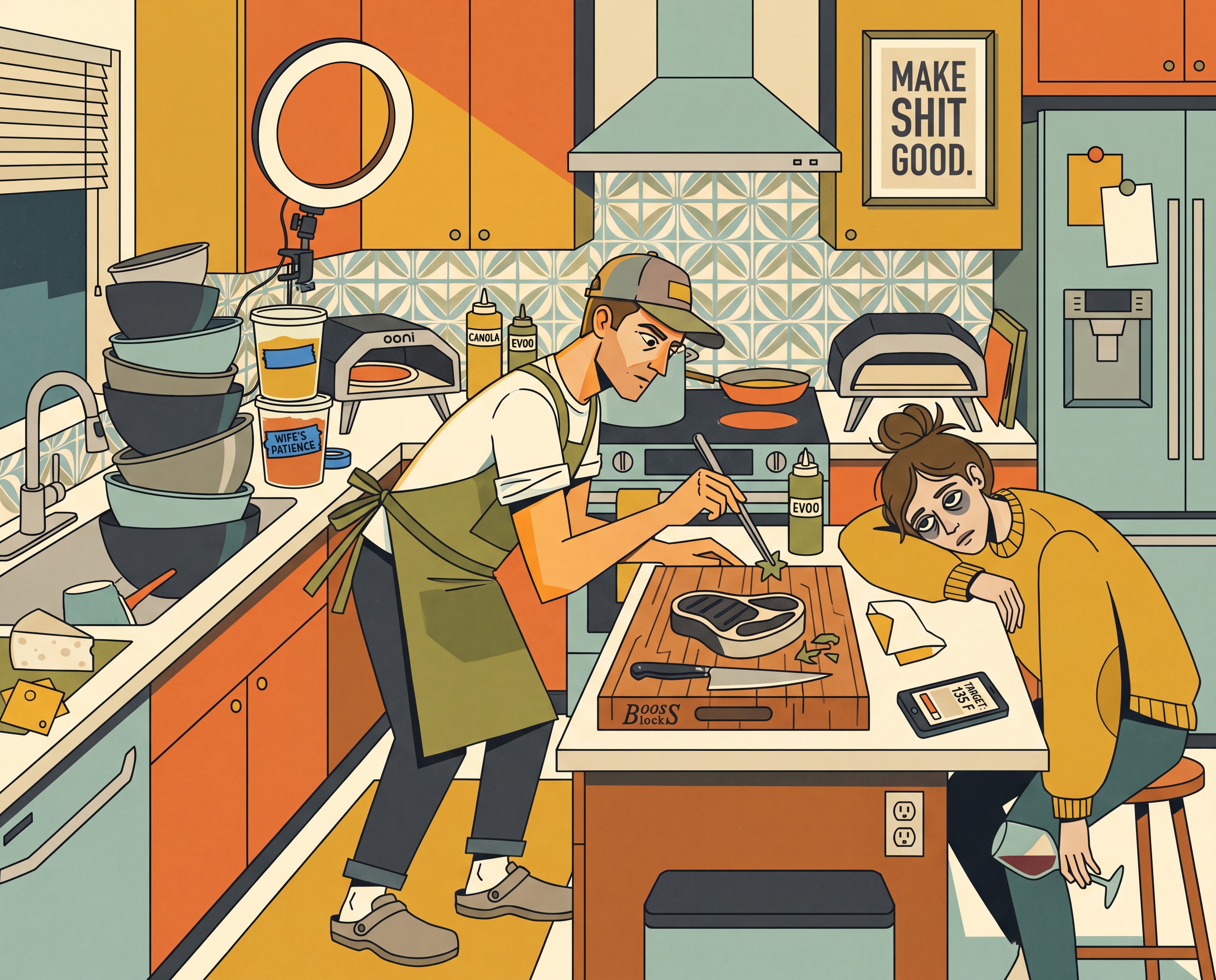 Full design artwork - The Home Chef Guy - Jigsaw Puzzle