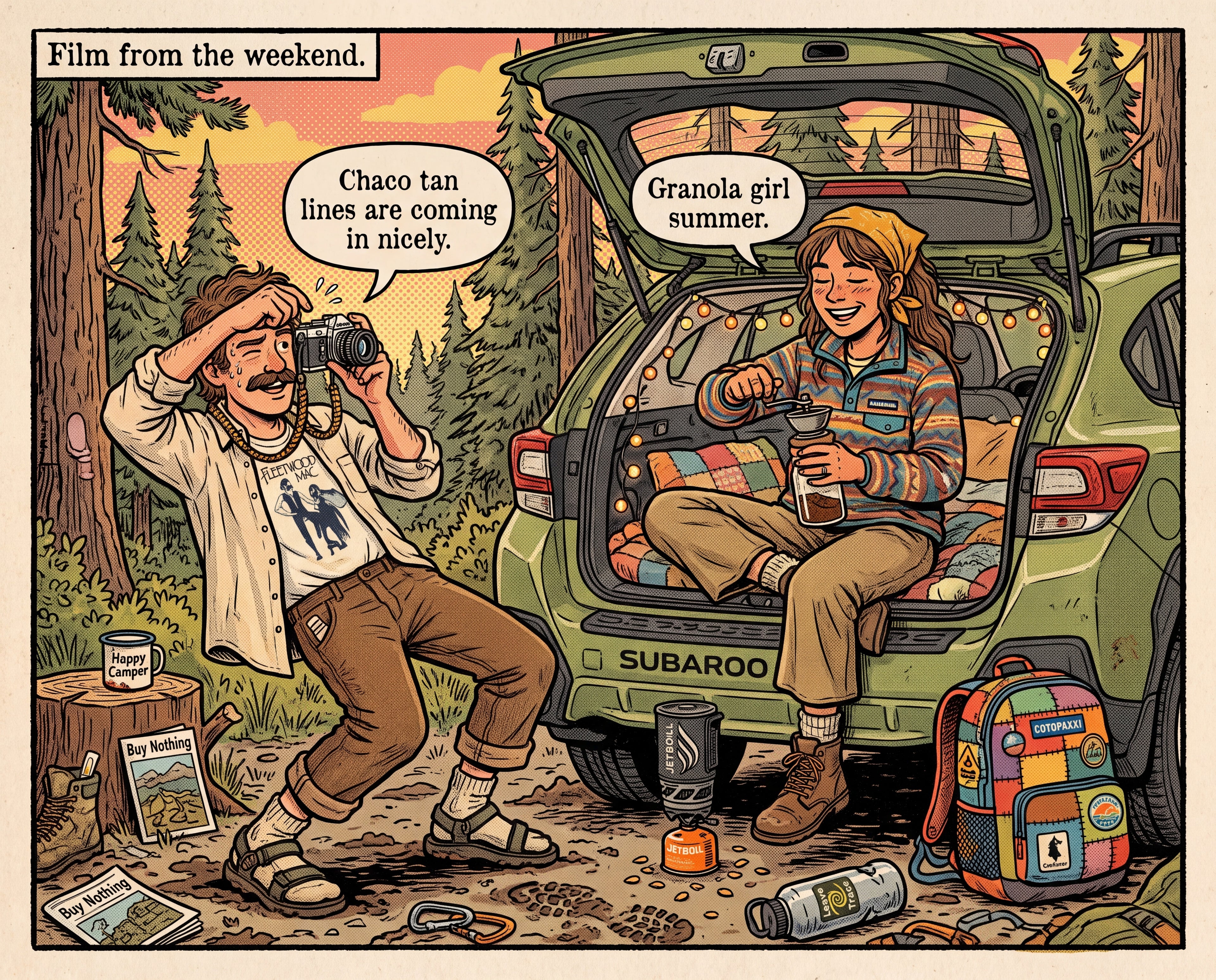 Full design artwork - The Granola Girl - Jigsaw Puzzle