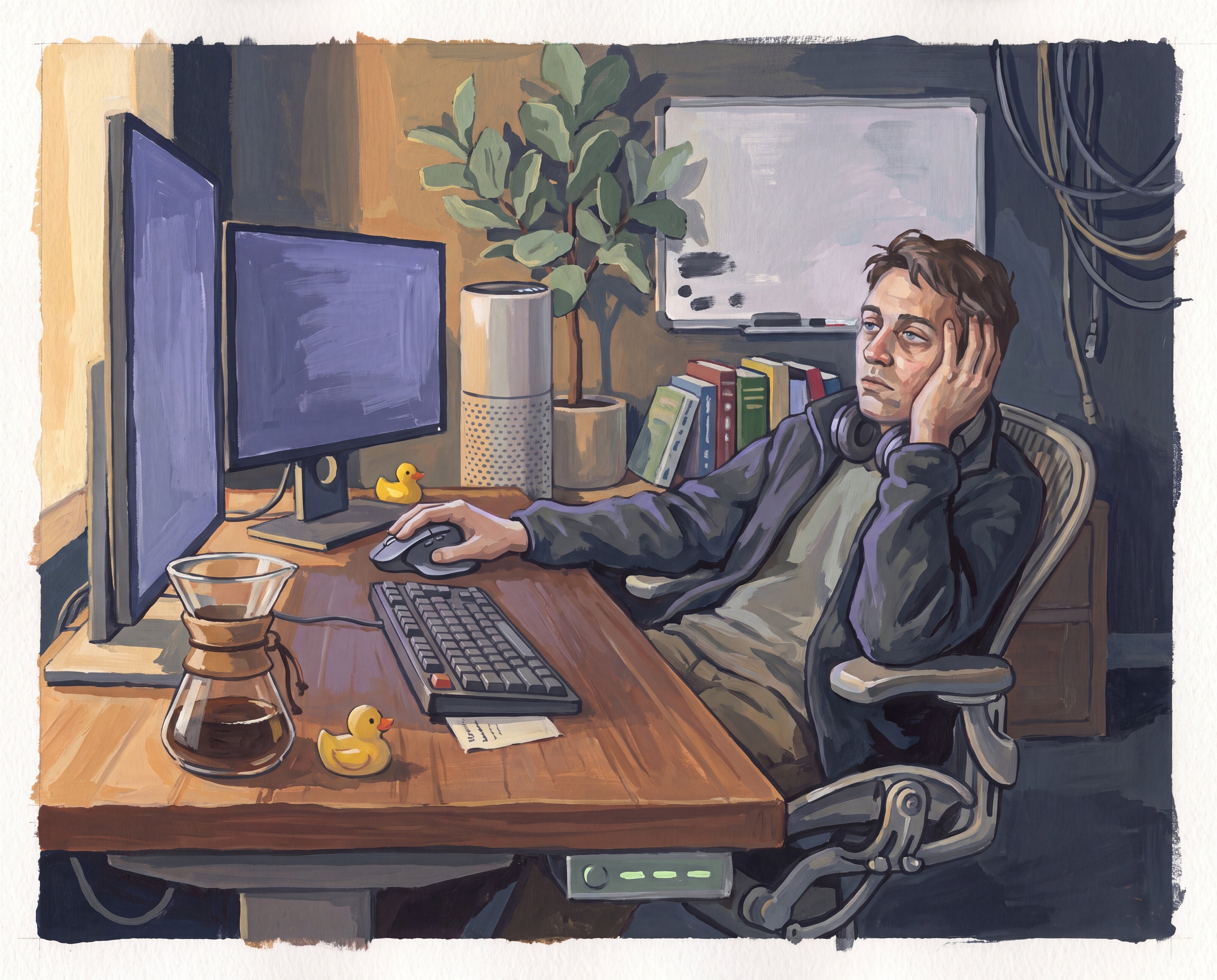 Full design artwork - The Software Engineer - Woven Blanket