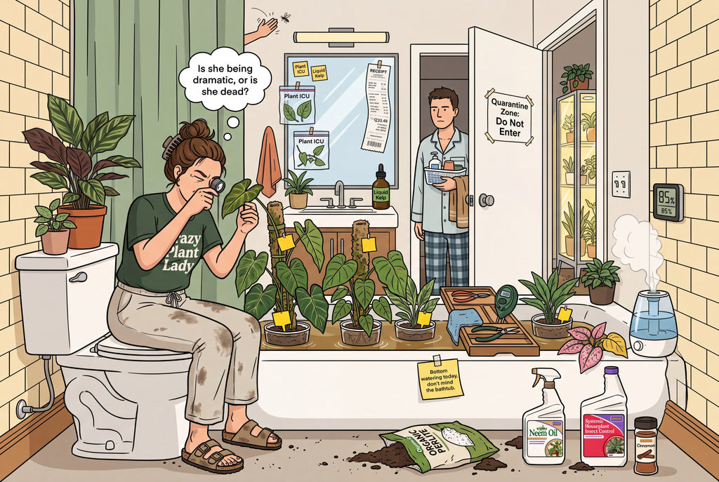 Full design artwork - The Plant Parent - Water Bottle