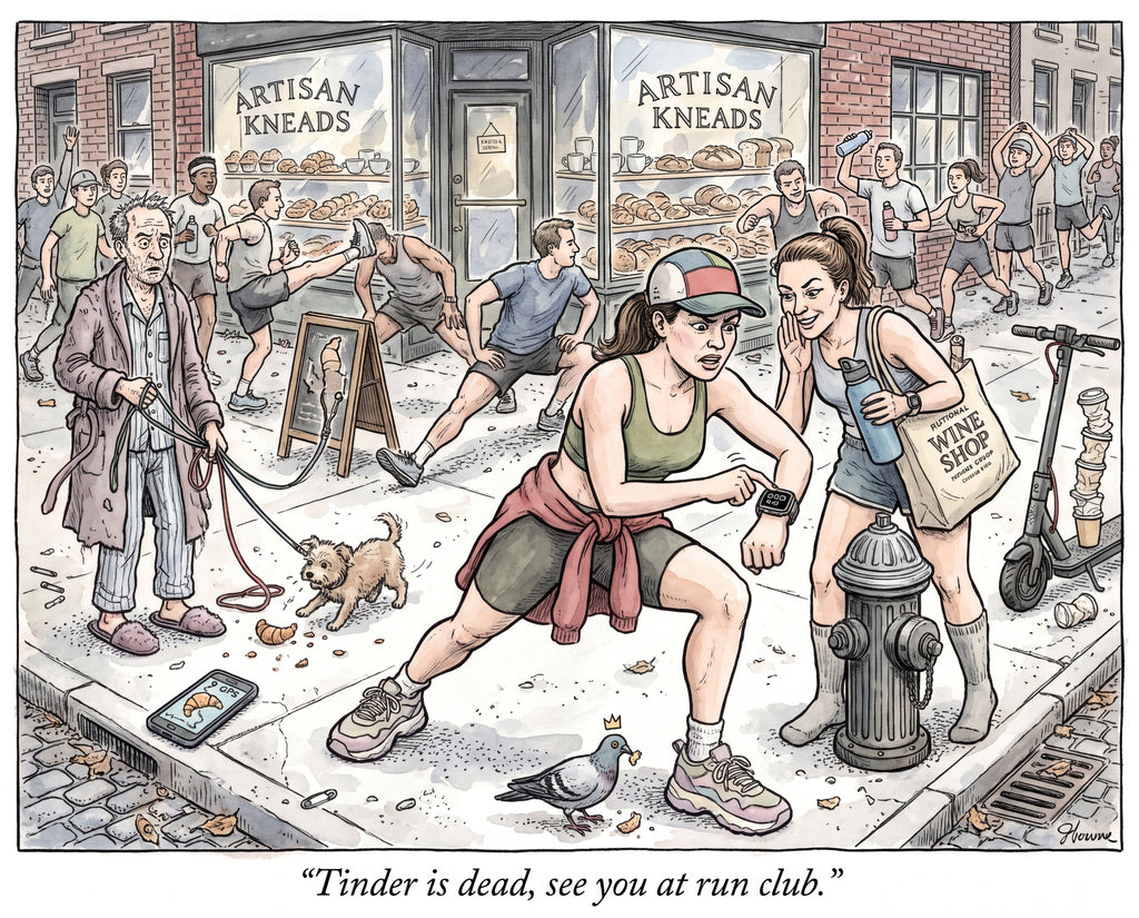Full design artwork - The Run Club Girl - Jigsaw Puzzle