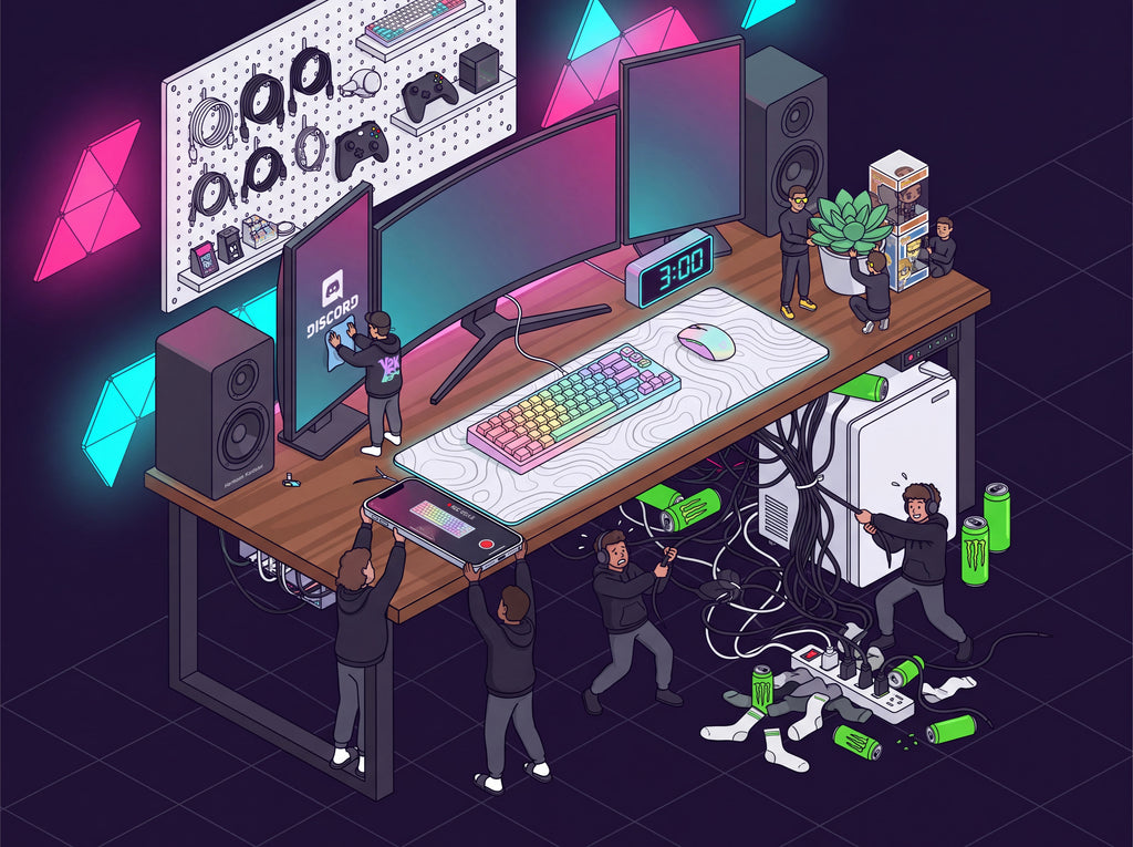 Full design artwork - The Battlestation Gamer - Tumbler