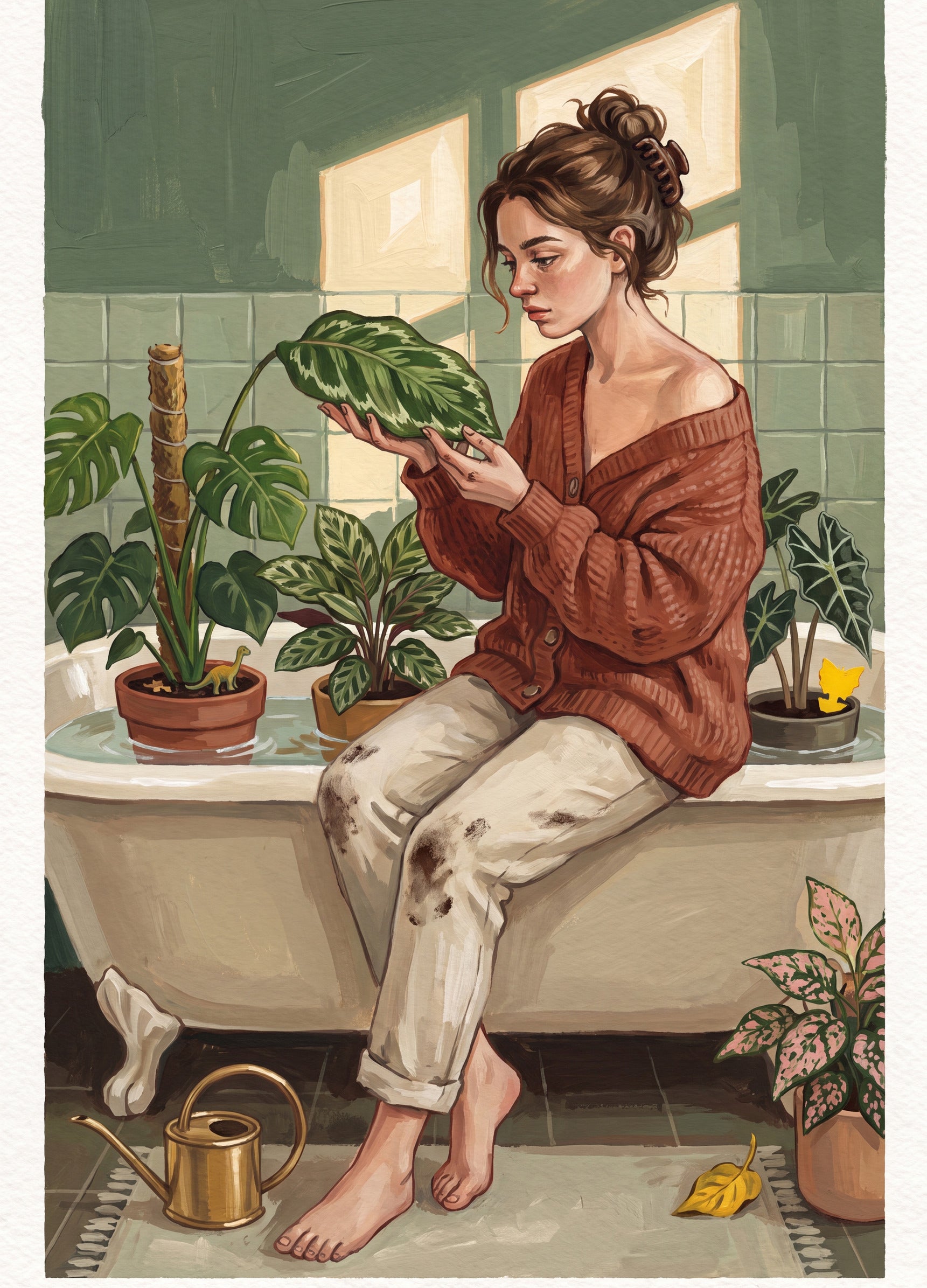 Full design artwork - The Plant Parent - Hardcover Journal