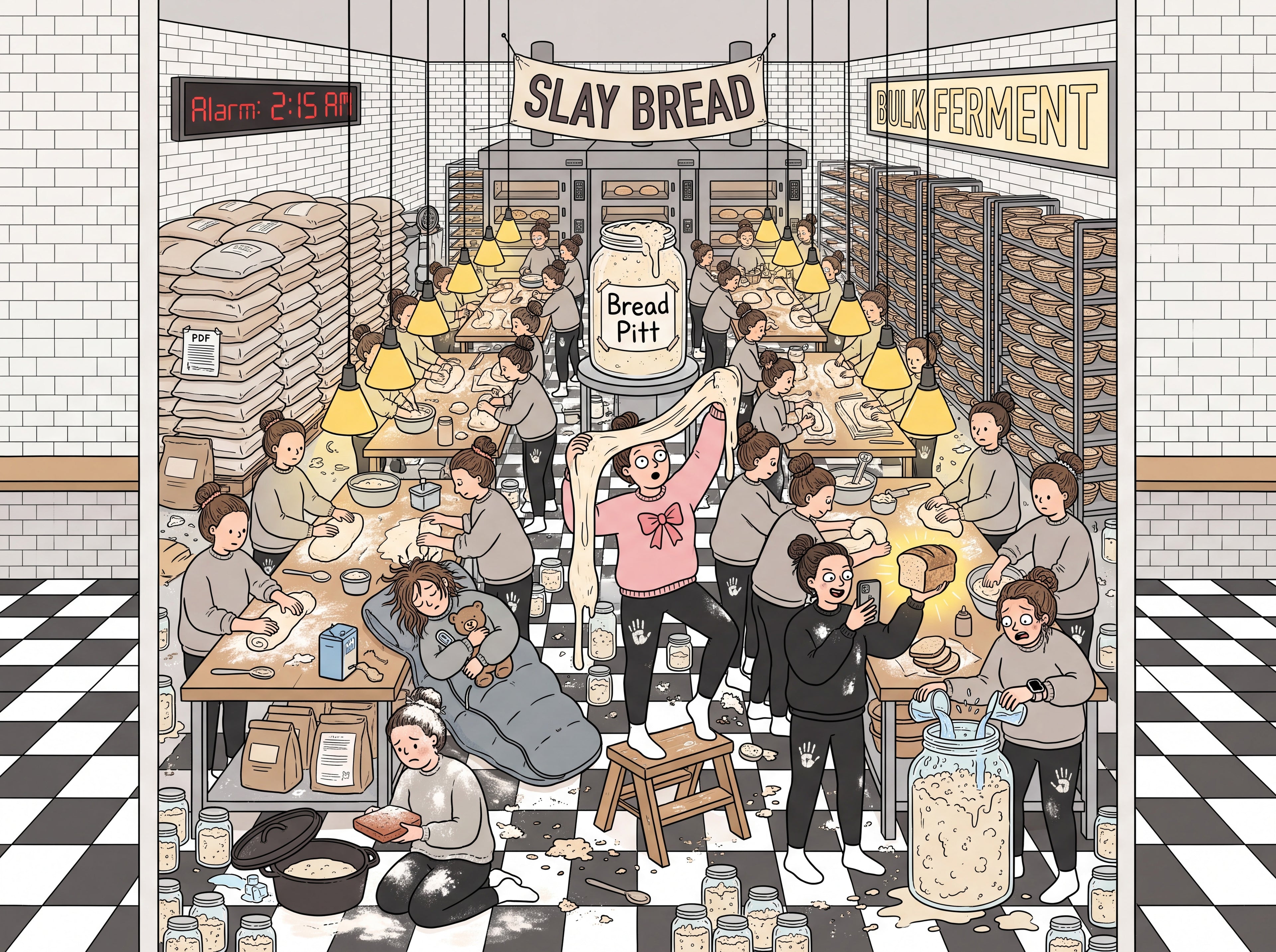 Full design artwork - The Sourdough Girlie - Tumbler