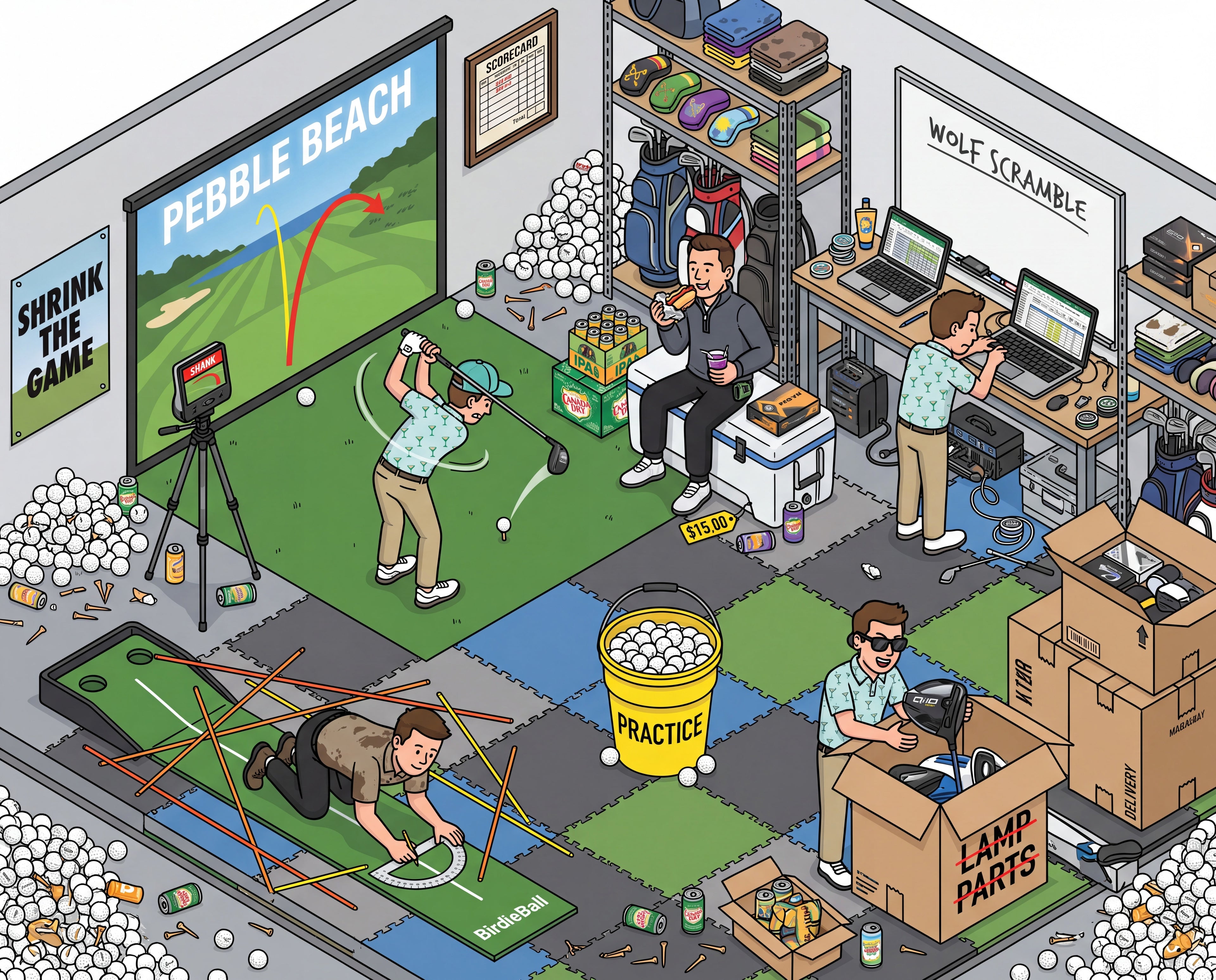 Full design artwork - The Golf Guy - Jigsaw Puzzle