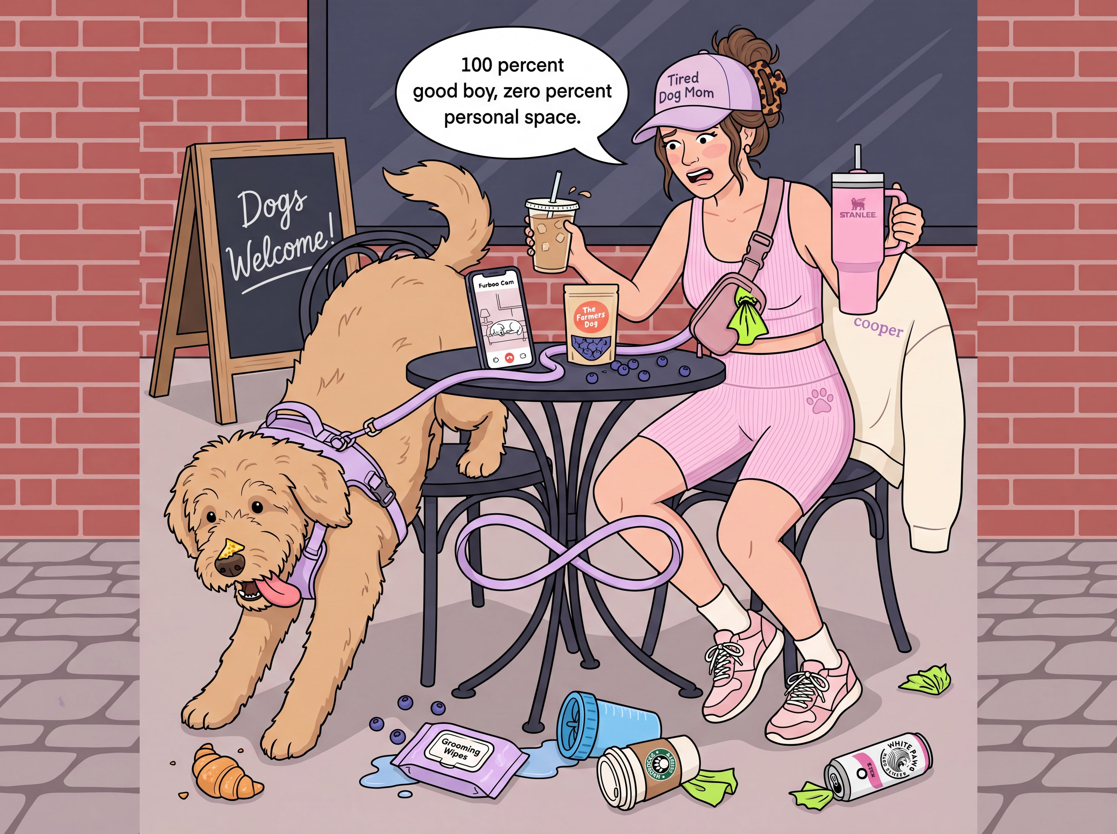 Full design artwork - The Dog Mom - Tumbler