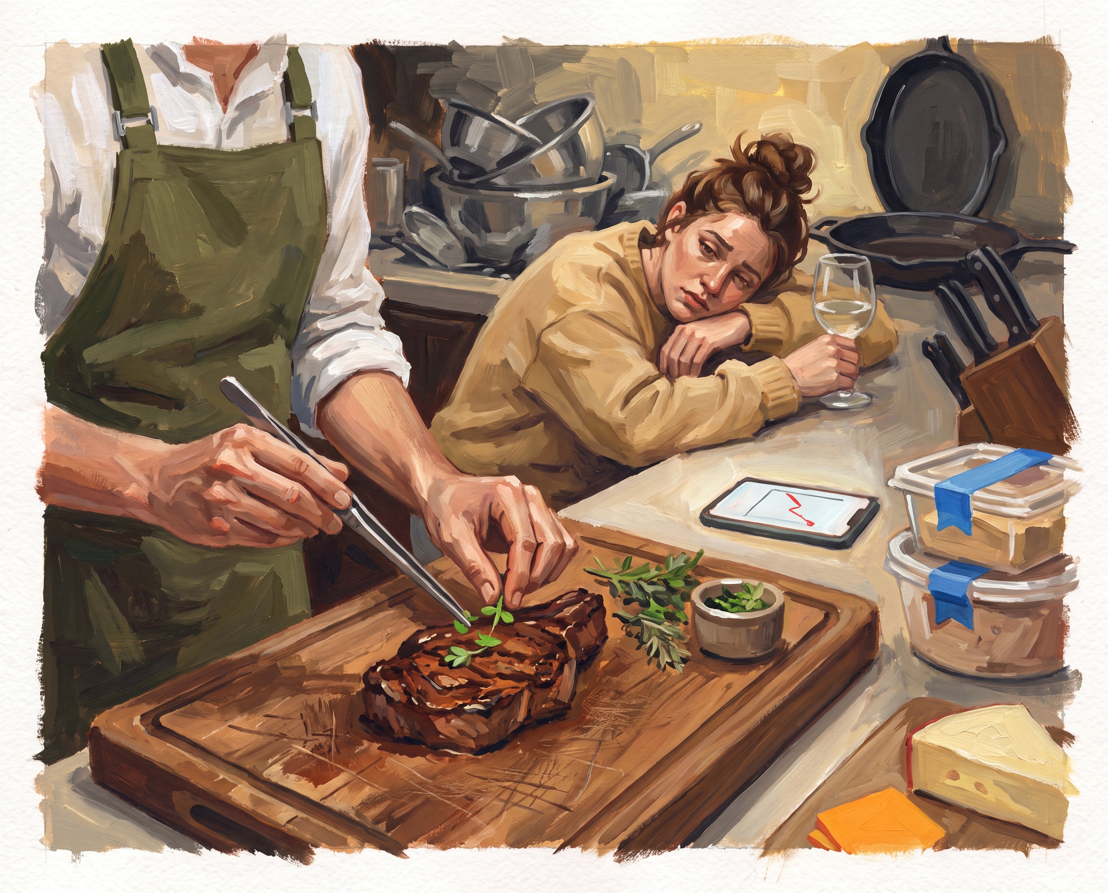 Full design artwork - The Home Chef Guy - Woven Blanket